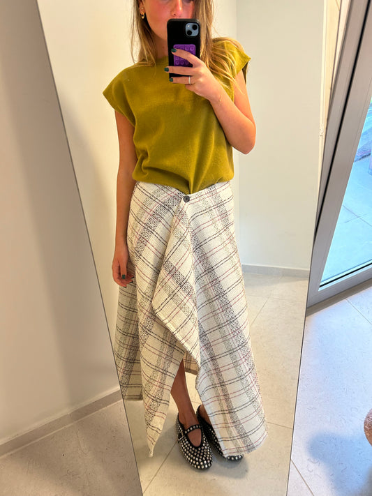 Skirt quadrillé